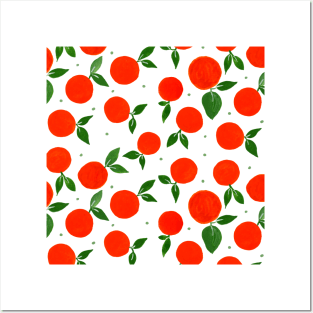 Tangerine pattern Posters and Art